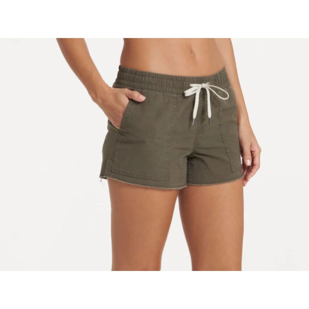 ~ VUORI Med Vintage Ripstop Short DuraTerra Rust Terracotta Womens Cut Off VW385 - Picture 2 of 16